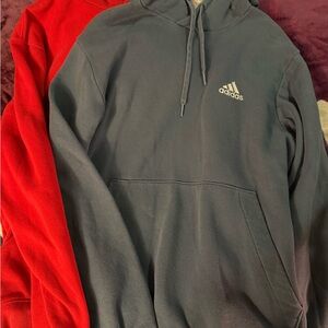 Adidas Blue Sweatshirt Hoodie